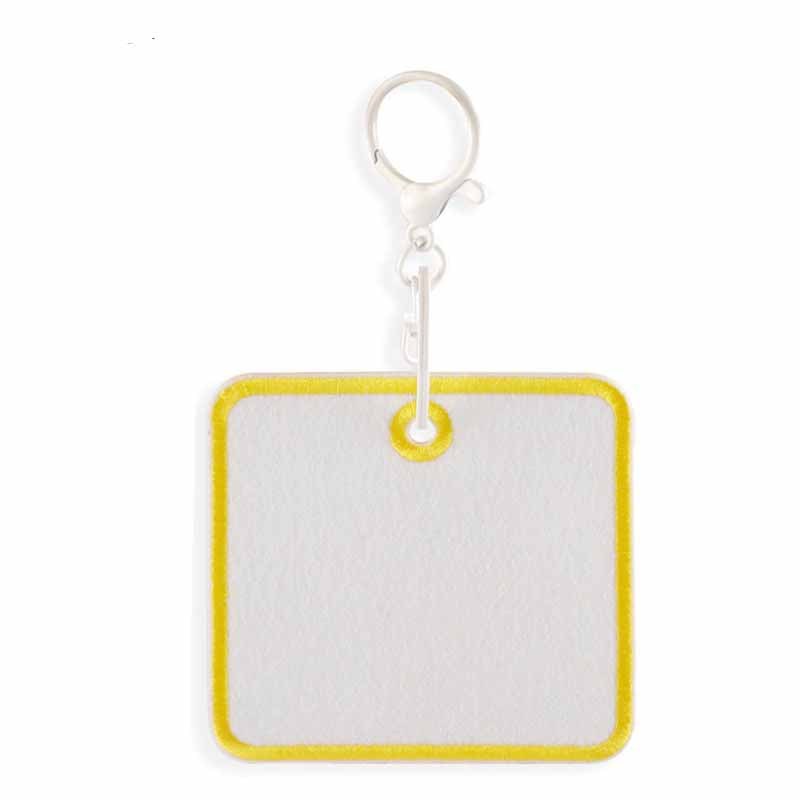 Forme carrée Jaune