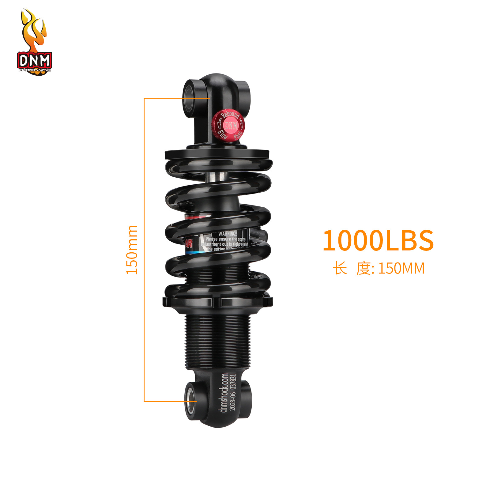 black 150mm 1000lbs