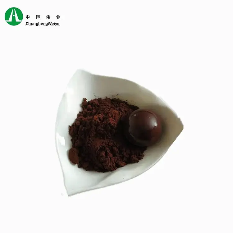 Темная черная какао-пудра высшего качества с низким содержанием жира