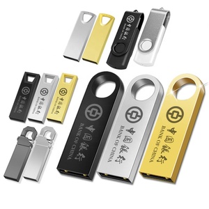 แฟลชไดรฟ์สี่เหลี่ยมผืนผ้าโลหะไม่มีเครื่องหมายกำหนดรูปแบบส่วนตัวของ USB2.0สี่เหลี่ยมผืนผ้าโลหะ - Product Image 3