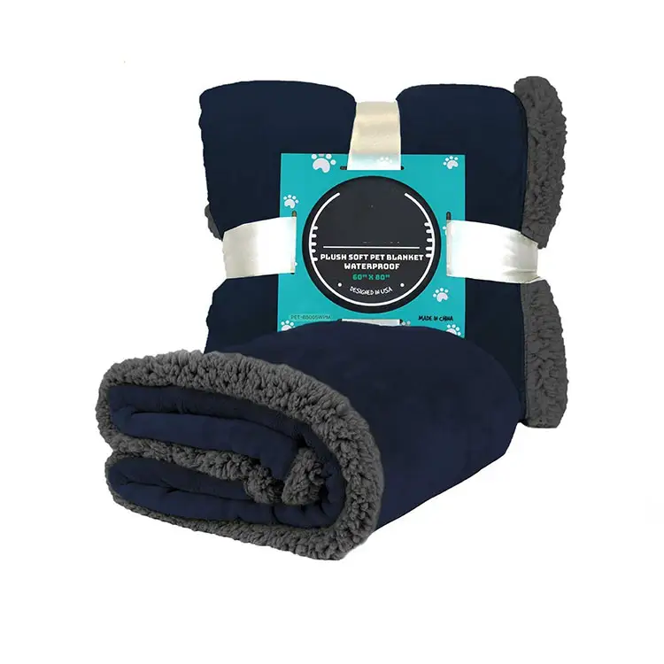 Wasserdicht Hund Decke für Bett Couch Sofa Abdeckung für Große Hunde Sherpa Fleece Haustier Decke Reversible Mikrofaser