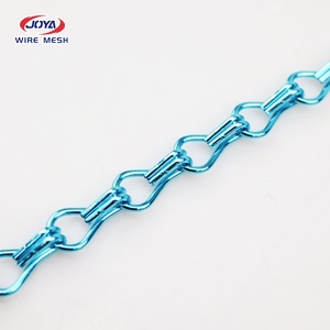 Nuova progettazione su misura la rete metallica decorativa di alluminio di vendita calda con la catena del metallo per la decorazione della stanza - Product Image 2