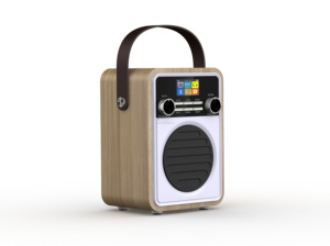 Tragbares Vintage-Radio mit DAB DAB FM-Uhr | USB/AUX, Kopfhörer anschluss, Sleep-Timer, Fernbedienung, 80 Presets - Product Image 5