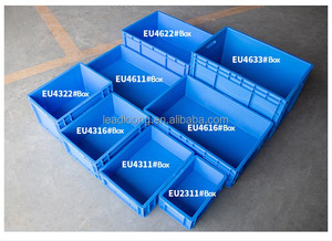 EU4322 <strong>400</strong>*300*230MM | Workshop Factories Transport Use Stackable Europe Standard Square Solid <strong>Box</strong> - Product Image 5