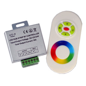 Telecomando a LED CE RoHs 12V 30A 24V 24A 48V RGB Led Neon Strip Light Dimmer Wireless RF Remote Control PWM Led Controller