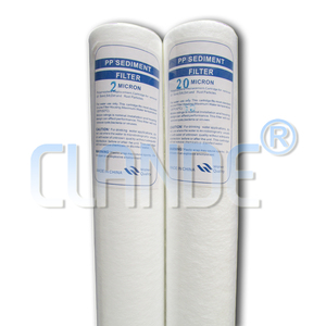 Oem 1至5微米纺丝聚丙烯沉淀物滤筒，用于家用反渗透沉淀物 - Product Image 1