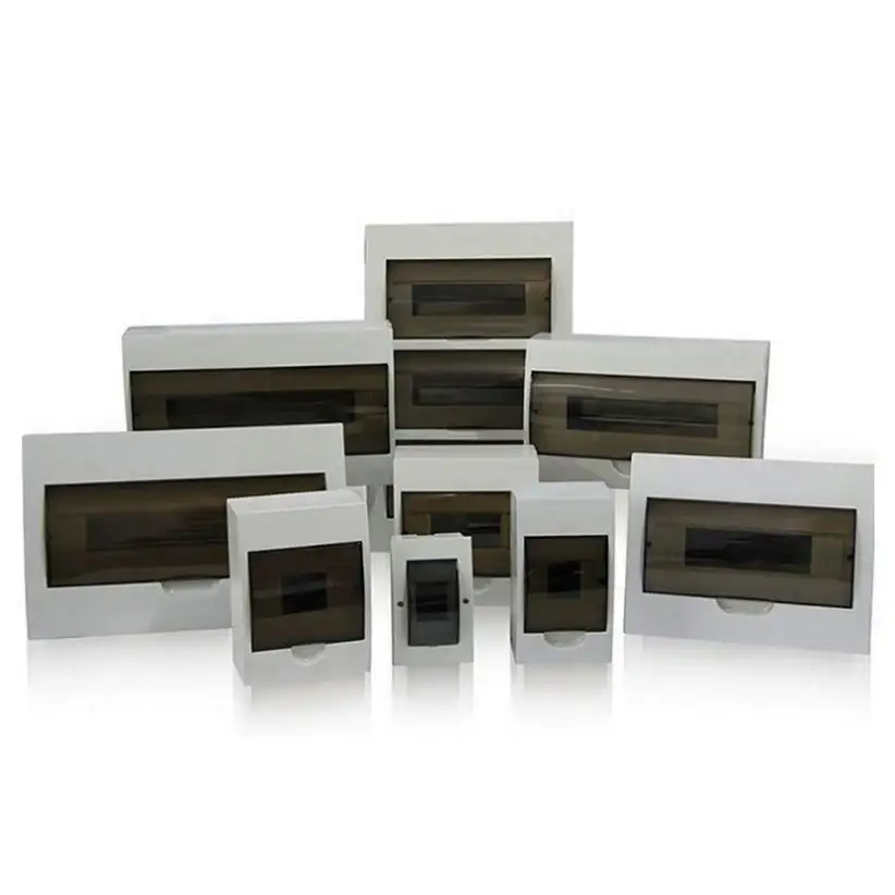 Saipwell TSM eléctrico 24 vías caja de distribución de plástico montaje en superficie MCB caja IP65 caja eléctrica impermeable