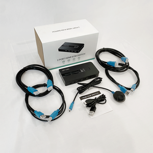 4K 60Hz HDMI KVM交换机2端口 + 2电缆，MT-VIKI 2计算机1监视器2端口KVM交换机HDMI 2输入1输出，带桌面控制 - Product Image 6