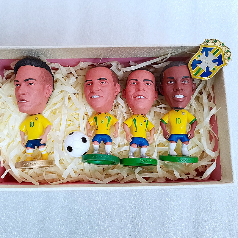 Brésil 4+coffret cadeau+badge football