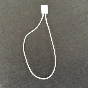 Nuevas cuerdas de etiquetas colgantes blancas baratas, cadena de bloqueo de etiquetas colgantes sin logotipo, etiquetas colgantes en blanco con cuerda - Product Image 4