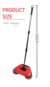 Chất Lượng Cao Ma Thuật Xử Lý Tự Động Quét Chổi Thép Cực Hình Dạng Tam Giác Cho Hộ Gia Đình Làm Sạch Sàn - Product Image 3