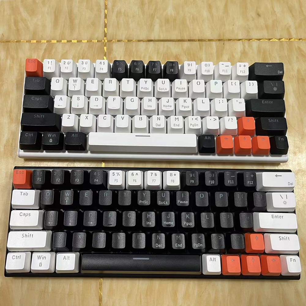 Blanc noir orange