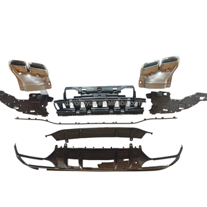 Difusor de parachoques trasero de fibra de carbono W205, difusor trasero AMG mejorado para Mercedes Benz Clase C W205 C63 C63S Sedan 4D 2015-2023 - Product Image 2