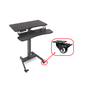 Großhandel Caster Hersteller 40mm/50mm 1,5 Zoll/2 Zoll Light Duty PVC/PU Caster mit abschließbarem Rattan Stuhl mit Rollen - Product Image 4