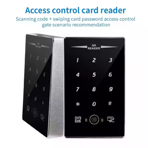 Escáner de código de barras 2D 125Khz ID EM RFID Lector de código QR con Wiegand RS232/485 UART para sistema de controlador de acceso de puerta TCP/IP