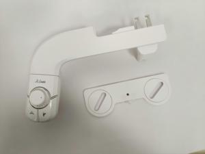 Design moderno installazione rapida in plastica ABS fissaggio Bidet per WC acqua fredda a due ugelli modalità di controllo manopola non elettrico - Product Image 6