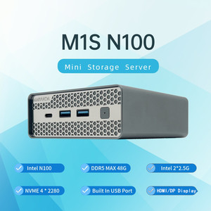 Maiyunda M.2เซิร์ฟเวอร์จัดเก็บ NAS ขนาดเล็ก M1S NAS 3.0X1กล่อง PC โฮสต์เราเตอร์นุ่มคอมพิวเตอร์ในบ้านอุตสาหกรรมทั้งหมดในหนึ่งกล่องมินิพีซี - Product Image 2