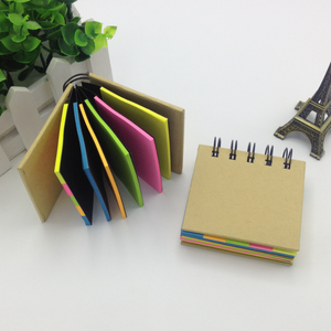 Notas adhesivas fluorescentes personalizadas de 5 colores para estudiantes libreta adhesiva espiral personalizada barata - Product Image 6