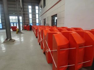 海洋项目疏浚MDPE塑料浮筒浮筒110毫米-1200毫米工厂价格用PU泡沫新原料 - Product Image 6
