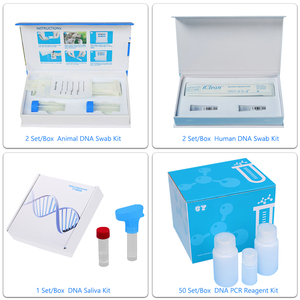 IClean % floke edilmiş Swab DNA Test kiti örnek toplama için baba ve ataları DNA biyokimyasal analiz sistemi - Product Image 6