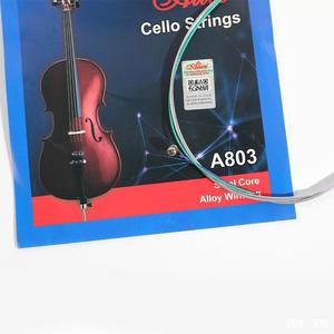 Cuerda de Violonchelo de práctica de prueba de grado Alice A803, cuerda G de núcleo de alambre de acero plástico con envoltura de aleación, características especiales de juego - Product Image 6