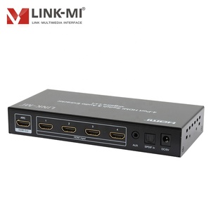Conmutador HDMI 4K con extractor de audio para configuraciones de pantalla Ultra HD Conmutador HDMI 4 en 1 con control remoto y soporte HDR - Product Image 4