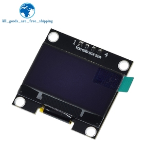 1.3 inç oled IIC seri beyaz OLED ekran modülü 128arduino I2C SSD1306 12864 LCD ekran panosu VDD GND SCK SDA Arduino için siyah