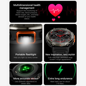 Customized Smart Watch S100 Waterproof IP67 with Silica Gel Band Controls Music and <strong>Android</strong> Dial Call iOS <strong>Operation</strong> - Product Image 4
