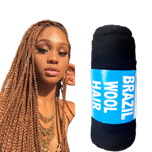 70g mỗi giá rẻ bó Brazil len tóc chống cháy sợi tổng hợp cho Crochet tóc làm <span class=keywords><strong>senegalese</strong></span> <span class=keywords><strong>Twist</strong></span> - Product Image 1