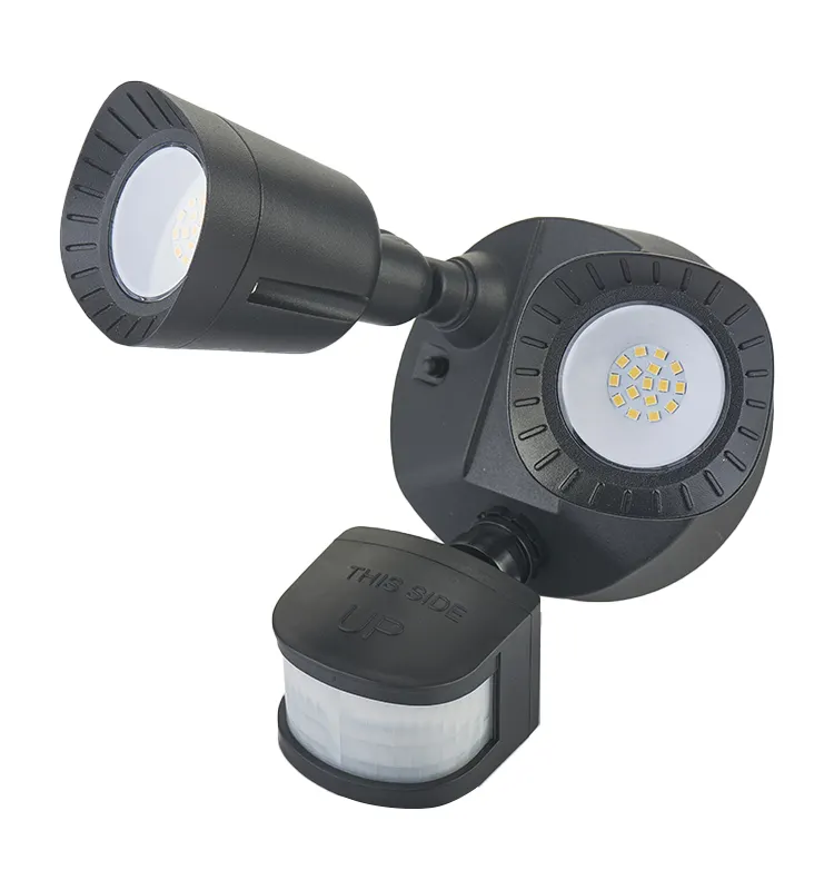 Luz de inundación LED de seguridad con sensor de movimiento, ahorro de energía, 24W, 2060 lúmenes