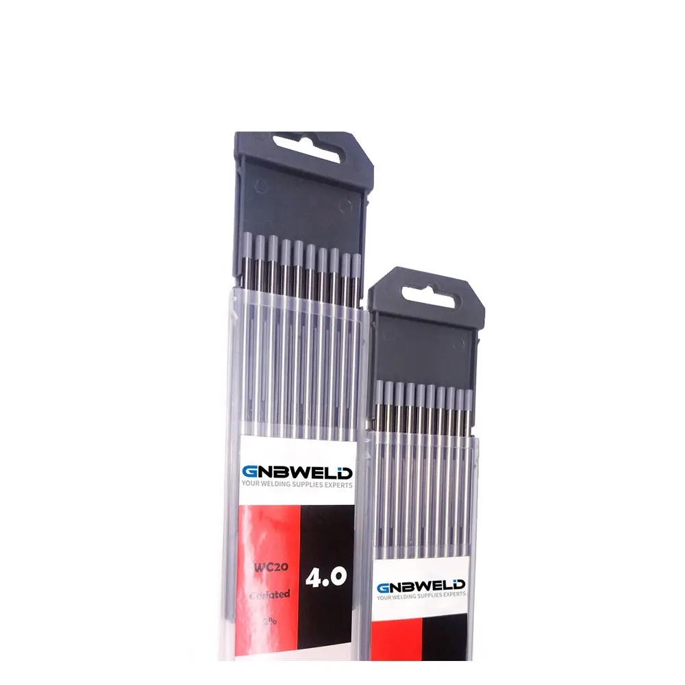 2023 Best Verkopende Producten Gnweld Grey 10-Pack Tig Lassen Wc20 Zirkonium Wolfraam Elektrode