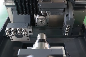 RC265 <strong>Swiss</strong> Type <strong>Cnc</strong> Automatic <strong>Lathe</strong> 26mm With 7 <strong>Tools</strong> 5 Axis Metal High Precision <strong>Tool</strong> Double Spindle <strong>Swiss</strong> <strong>Cnc</strong> <strong>Lathe</strong> Machine - Product Image 5