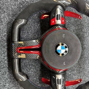 Evrensel BMW 5 serisi 3 serisi M3 M4 M5 M6 karbon Fiber direksiyon meclisi F10 F30 - Product Image 5