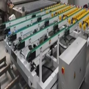 Buona qualità completamente automatico di carico e scarico del vetro macchina con bracci robotici