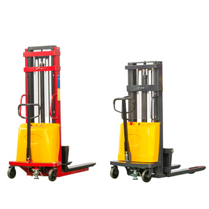 YC 1.5T 2T 3000IBS Handle <strong>Push</strong> Stakcer Semi electric <strong>Stacker</strong> with Paper Roll Clamp - Product Image 1