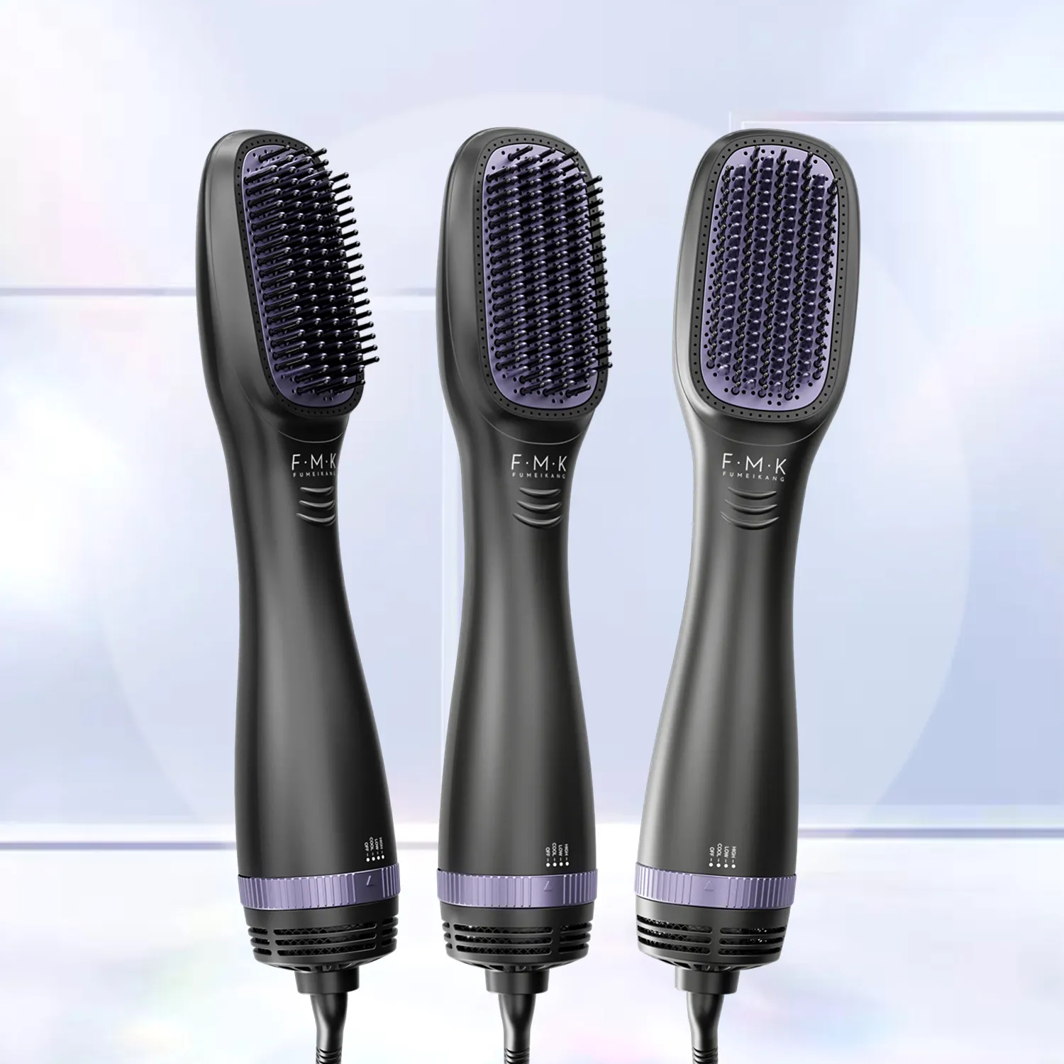 2024 novo produto escova quente iônico ar quente volumizing styler com interruptor rotativo volumizer secador de cabelo aprimorado e escova de ar quente