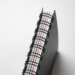 Taccuino a spirale A5 foderato con copertina in PP per diario impermeabile all'ingrosso con chiusura a bottone - Product Image 2