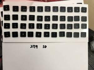 Keyboard <strong>Key</strong> Keycaps Full Set for A1989 A1990 A2159 13&quot; <strong>15</strong>&quot; <strong>Key</strong> Caps UK for Ap McBook Pro - Product Image 2