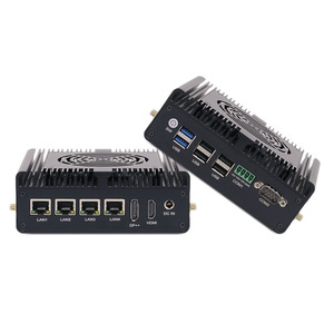 Linkleaps prodotto caldo 4 X 2.5GbE LAN Mini PC industriale con N100 J6426 J4125 RS485 RS232 6 USB per Router Firewall Pfsense - Product Image 5