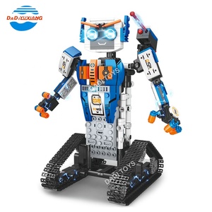 Technische Programmierung Fernbedienung Roboter Ziegel Spielzeug, Kreative Bausteine Stadt Interaktives Intelligentes Block roboter Spielzeug