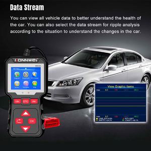 Kw320 Obd2 сканер для Авто Obd 2 Автомобильный диагностический инструмент автомобильный считыватель кодов русскому языку Pk Elm327 - Product Image 3