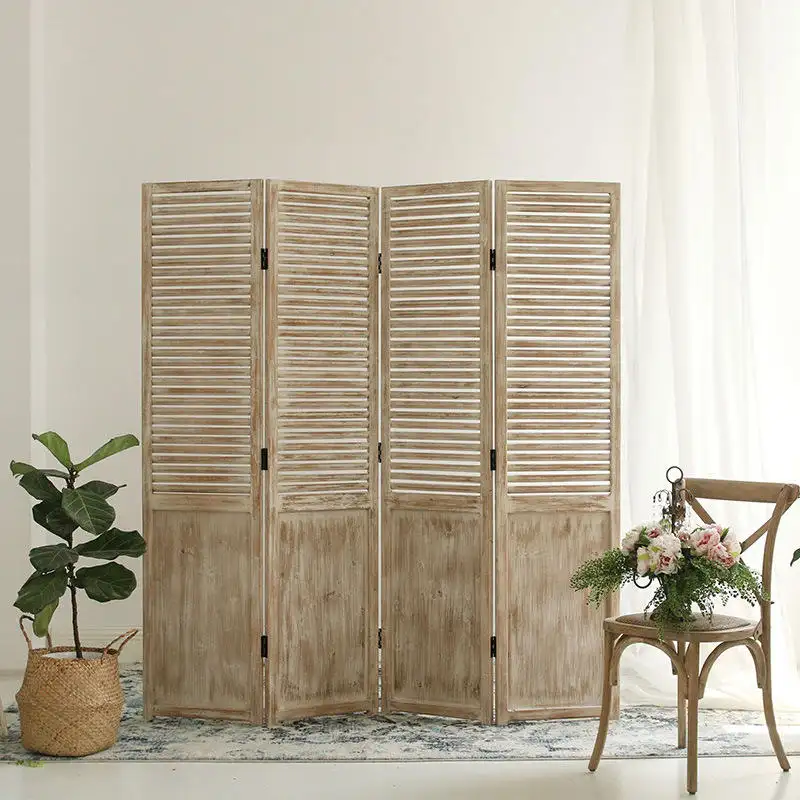 Best Selling Wood Folding Screen Room Divider Folding Wood Room Divider For Living Room