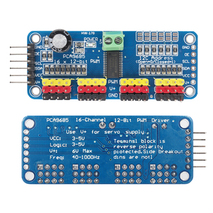 PCA9685PW 16チャンネル12ビットPWMサーボシールドドライバI2Cインターフェースロボットプロジェクト用PCA9685モジュール - Product Image 3