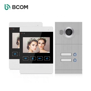Outdoor <strong>Intercom</strong> 2-Wire <strong>System</strong> with Night Vision and Waterproof <strong>Motion</strong> <strong>Detection</strong> Special Features for Biometric Access Control - Product Image 1