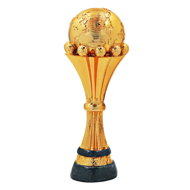 Trophée de la coupe africaine, modèle de trophée 1:1 coupe du monde en résine, 2022