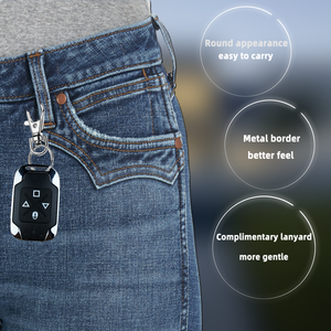 कॉम्पैक्ट 433.92mhz धातु बेज़ेल v1527 प्रकार वायरलेस रिमोट अलार्म मोटर रिमोट कंट्रोल - Product Image 2