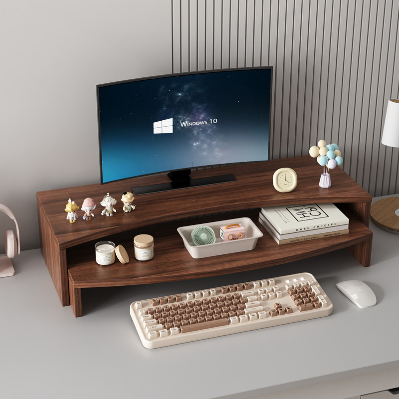 Concave-convex combination walnut color