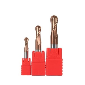 HRC552F <span class=keywords><strong>100mm</strong></span>タングステン鋼ボールカッター超硬ボールフライスカッターCNC機械加工ブロンズナノコーティングフライスカッター
