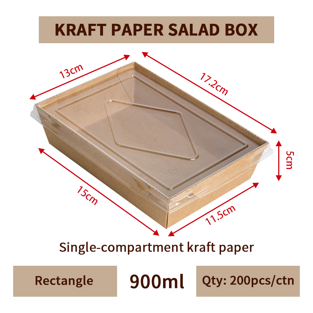 900 mL Monocomparto (Carta kraft)