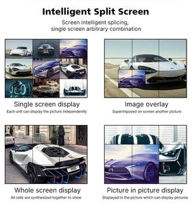 Giá rẻ 46 49 55 65 inch 3.5/1.8/1.7/0.88 mét LCD 3*3 2*3 nối tường phẳng bức tường video HD video tường màn hình Giá - Product Image 2